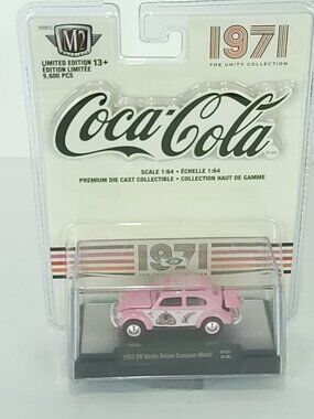 M2 Machines COCA-COLA Unity Collection 1953 VW Beetle Deluxe European Model